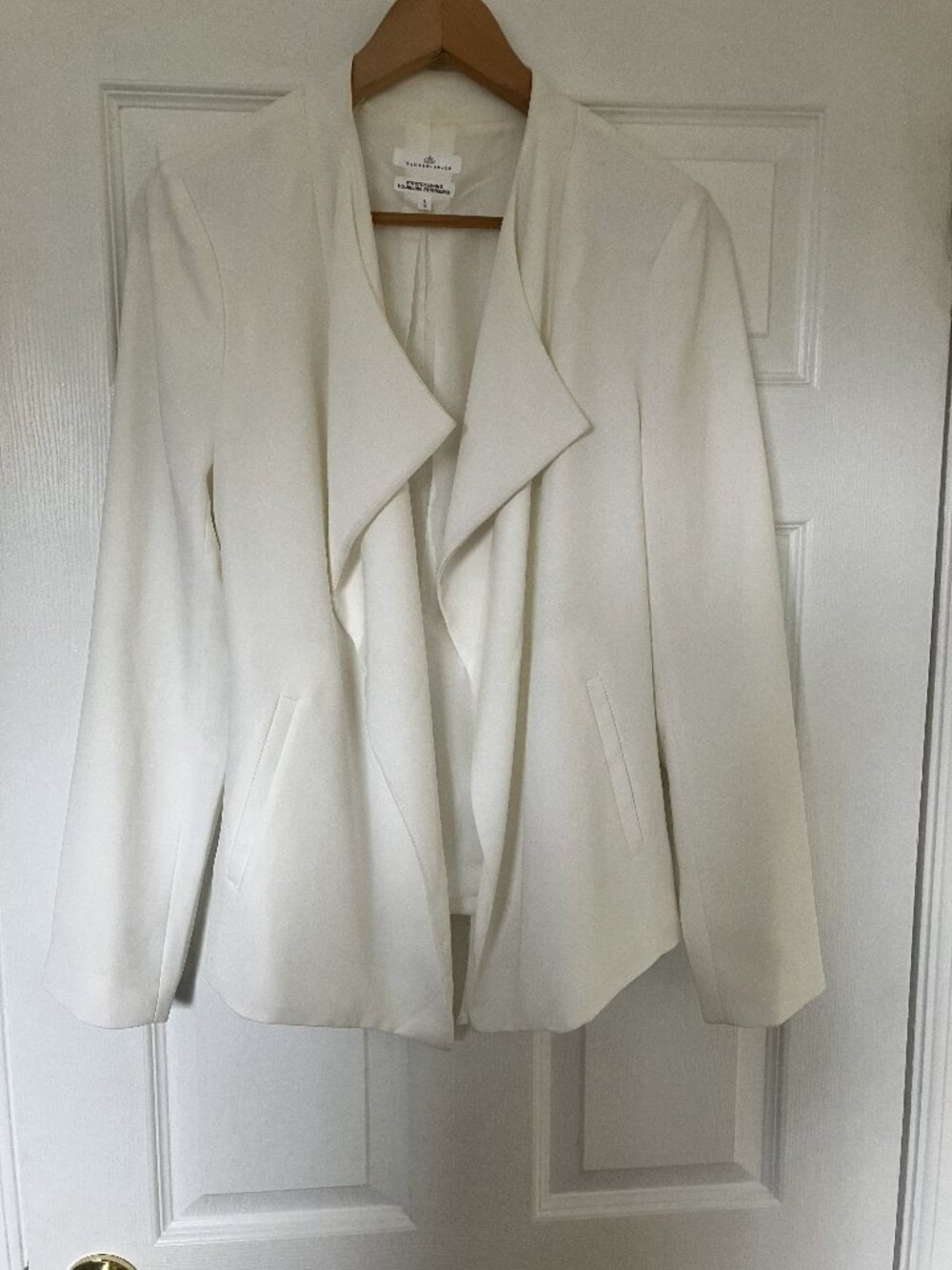 White Blazer with flowing collar